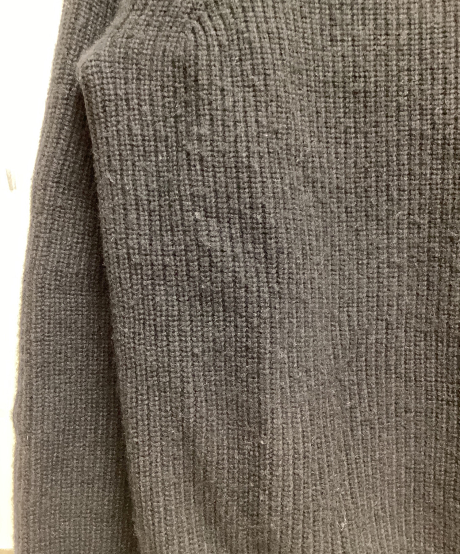 中古・古着通販】sacai (サカイ) デニム切替ニット ブラック サイズ:1