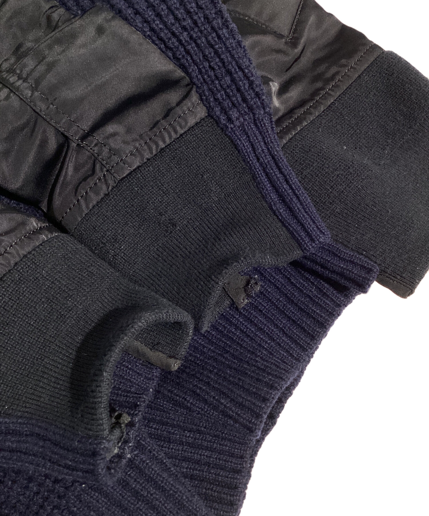 中古・古着通販】sacai (サカイ) MA-1 ウールニット プルオーバー