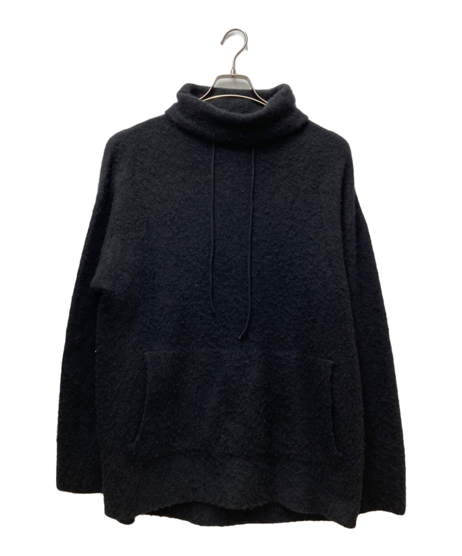 中古・古着通販】ATON (エイトン) タートルネックニット ブラック 