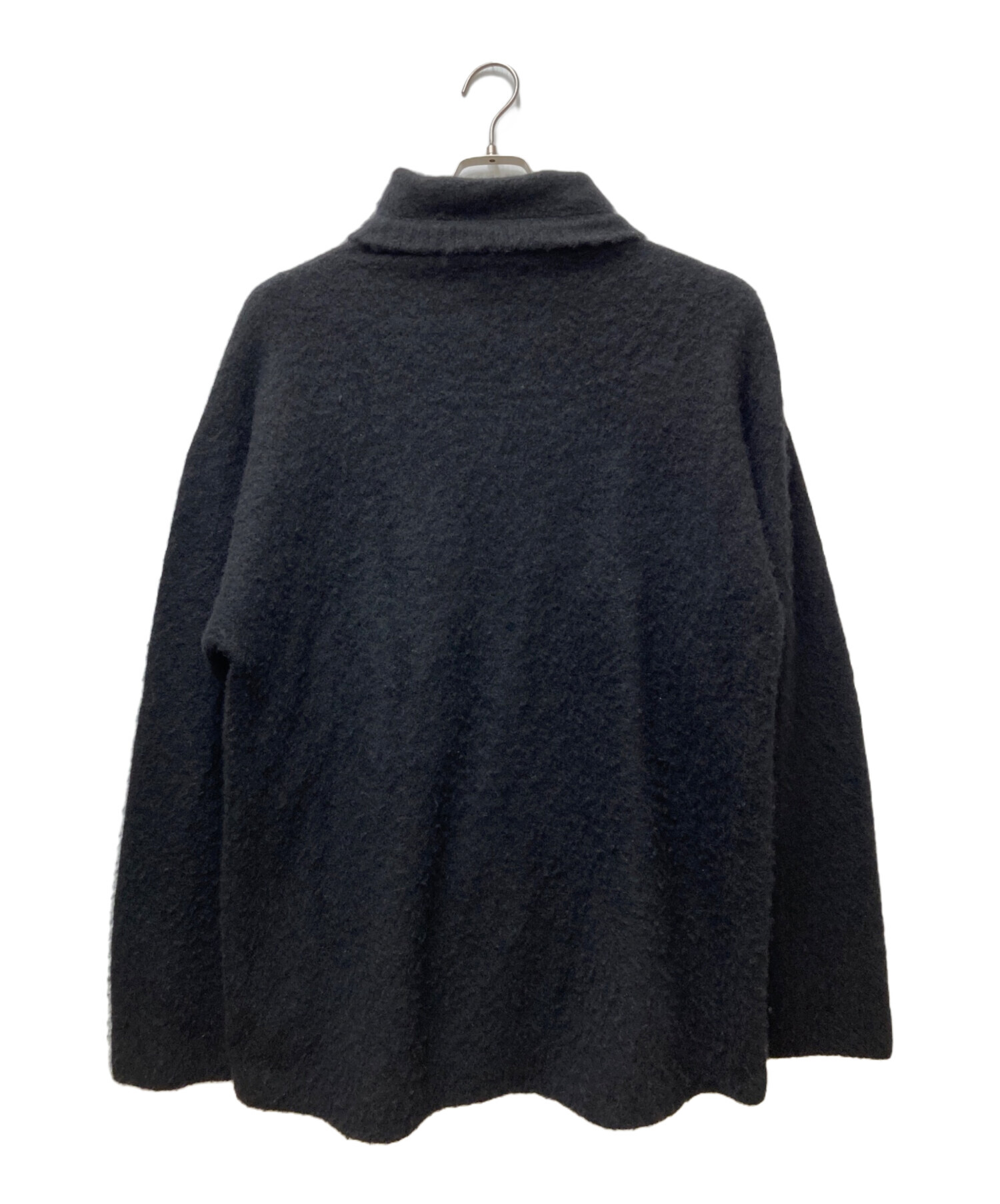 中古・古着通販】ATON (エイトン) タートルネックニット ブラック 