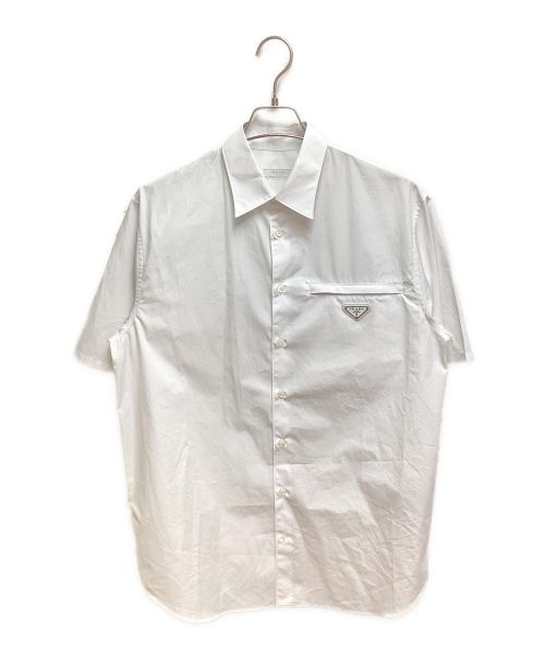 中古・古着通販】PRADA (プラダ) Plain Cotton Logo Luxury Shirts