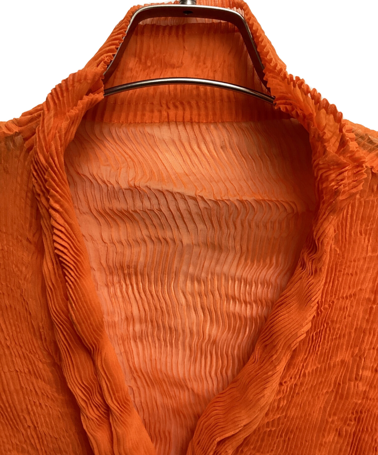 ISSEY MIYAKE シフォンツイスト　カーディガン 中古・古着通販】ISSEY MIYAKE (イッセイミヤケ) シフォンツイスト