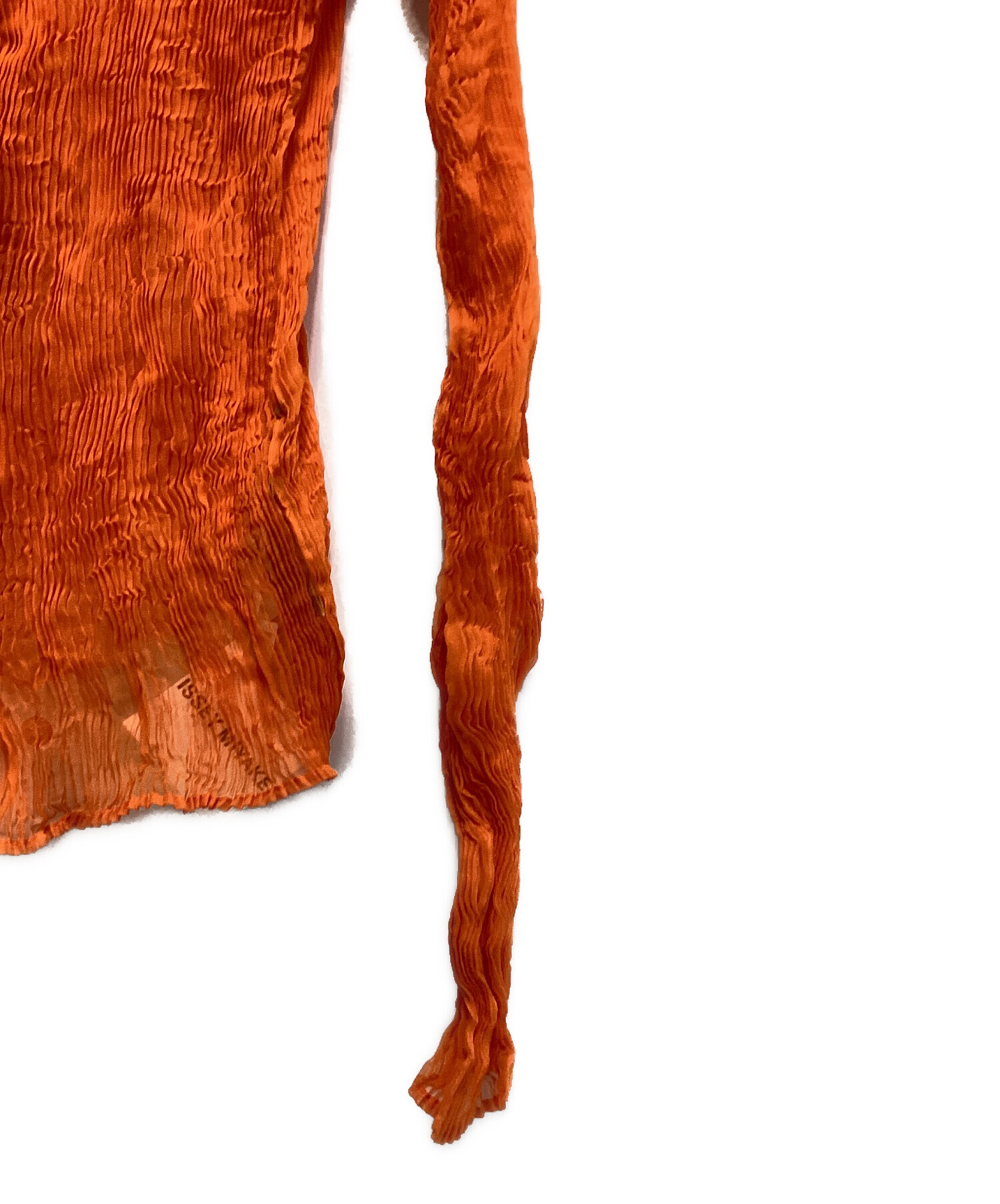 17058✨ISSEY MIYAKE シャトルプリーツ シフォン カーディガン 中古・古着通販】ISSEY MIYAKE (イッセイミヤケ) シフォンツイスト