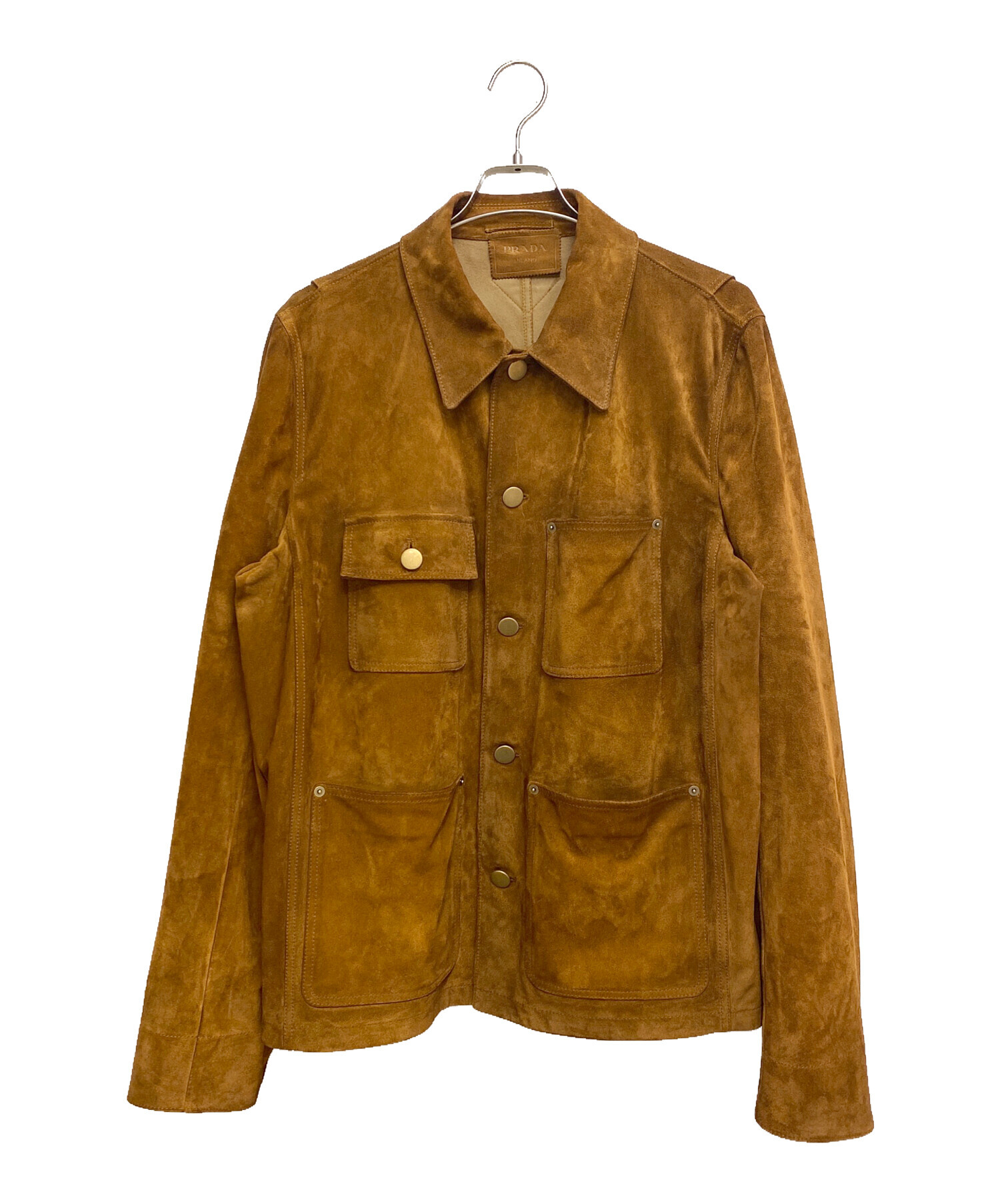 中古・古着通販】PRADA (プラダ) Suede leather jacket（スウェード