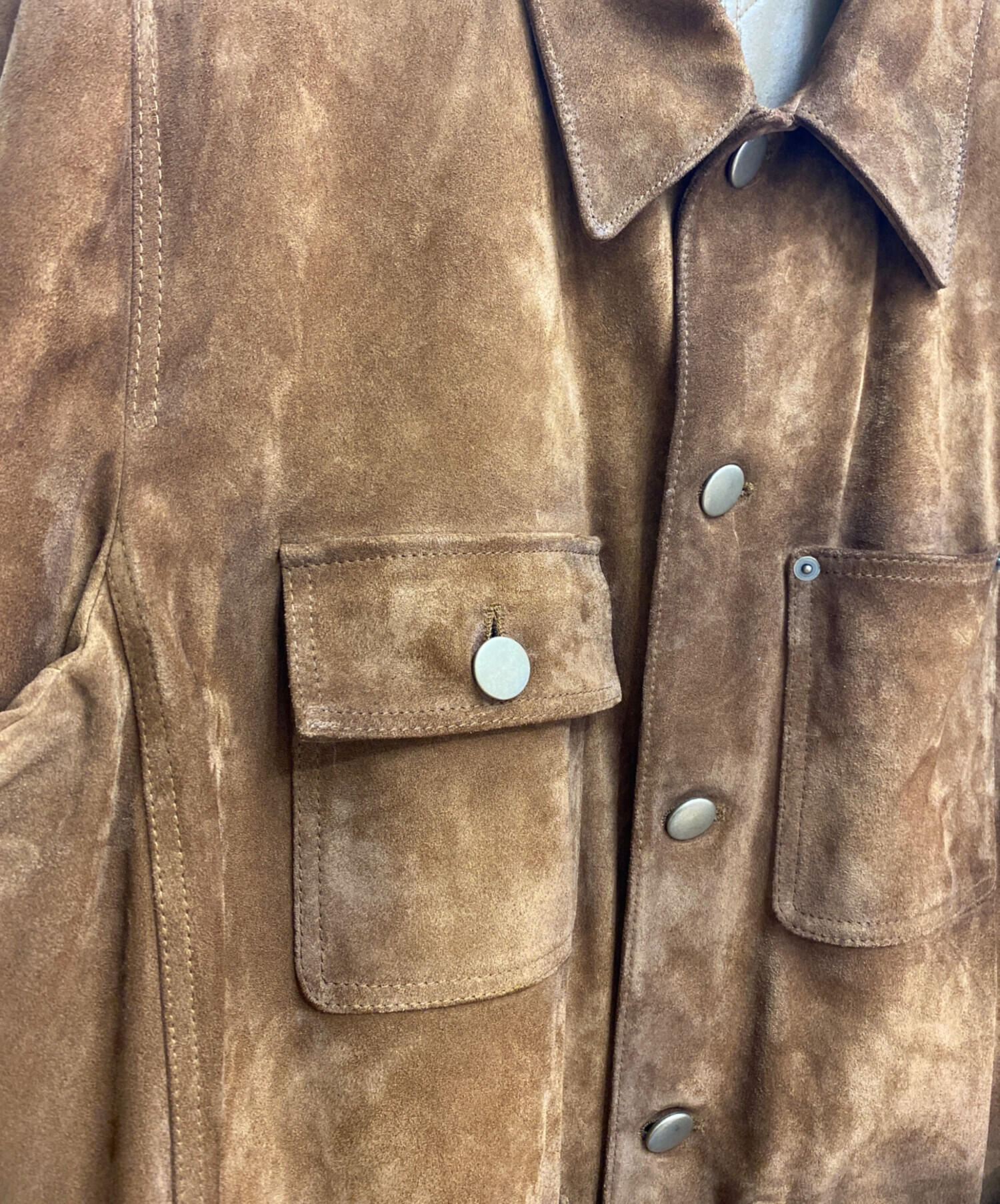 中古・古着通販】PRADA (プラダ) Suede leather jacket 中古・古着通販】PRADA (プラダ) Suede leather jacket