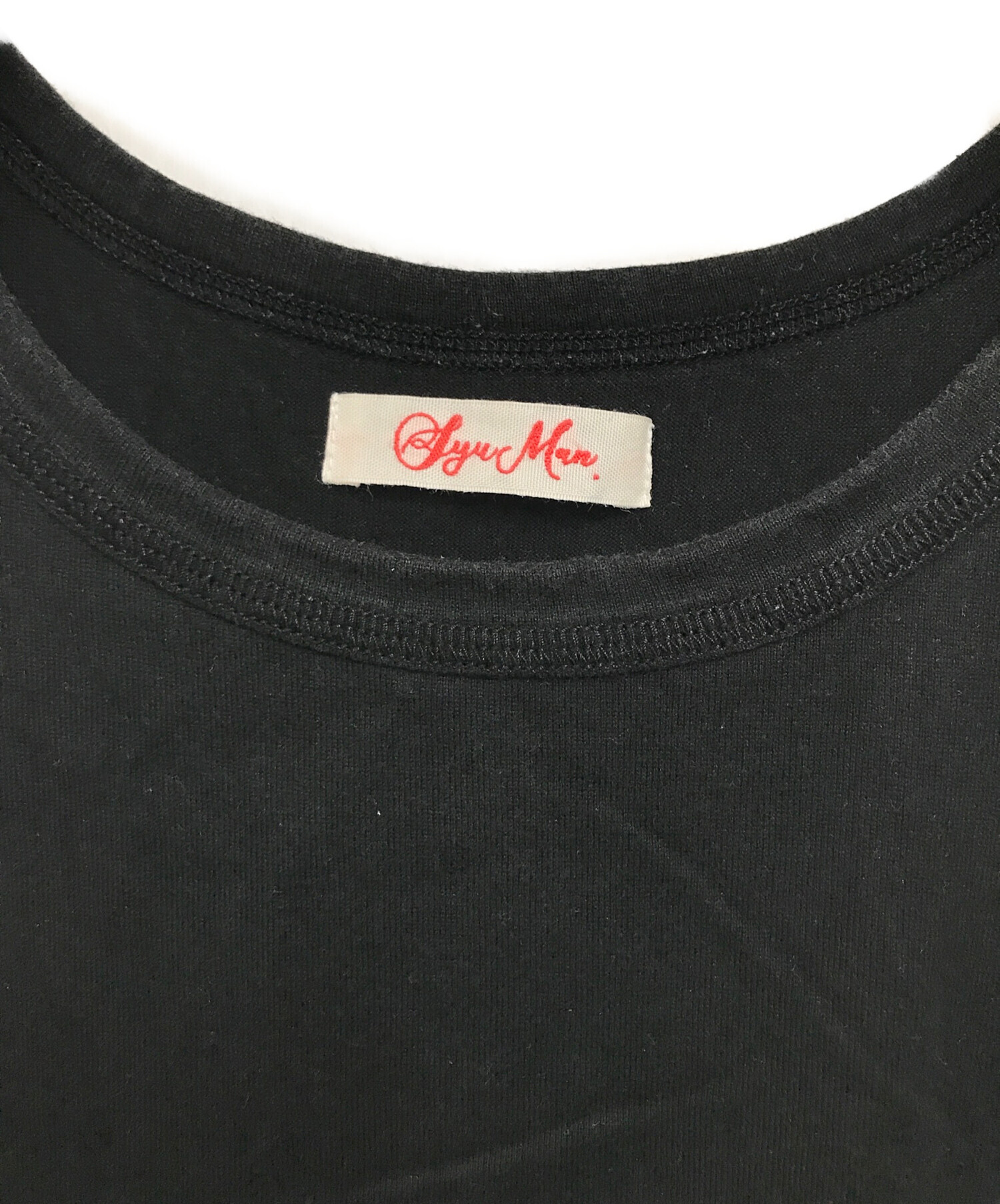 中古・古着通販】SYUMAN. (シュウマン) ツイストタンクトップ ブラック 