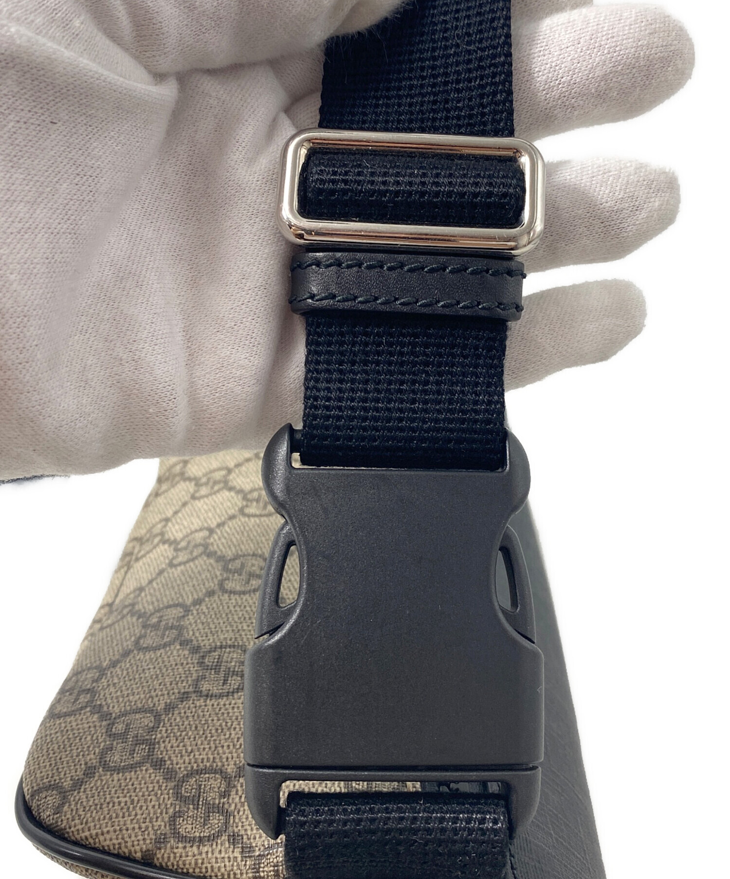 中古・古着通販】GUCCI (グッチ) GG Supreme waist bag（GGスプリーム