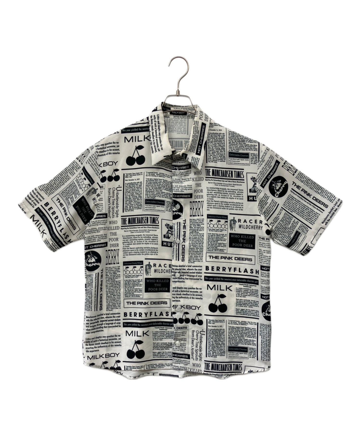 中古・古着通販】MILK BOY (ミルクボーイ) CHERRY TALES SHIRTS