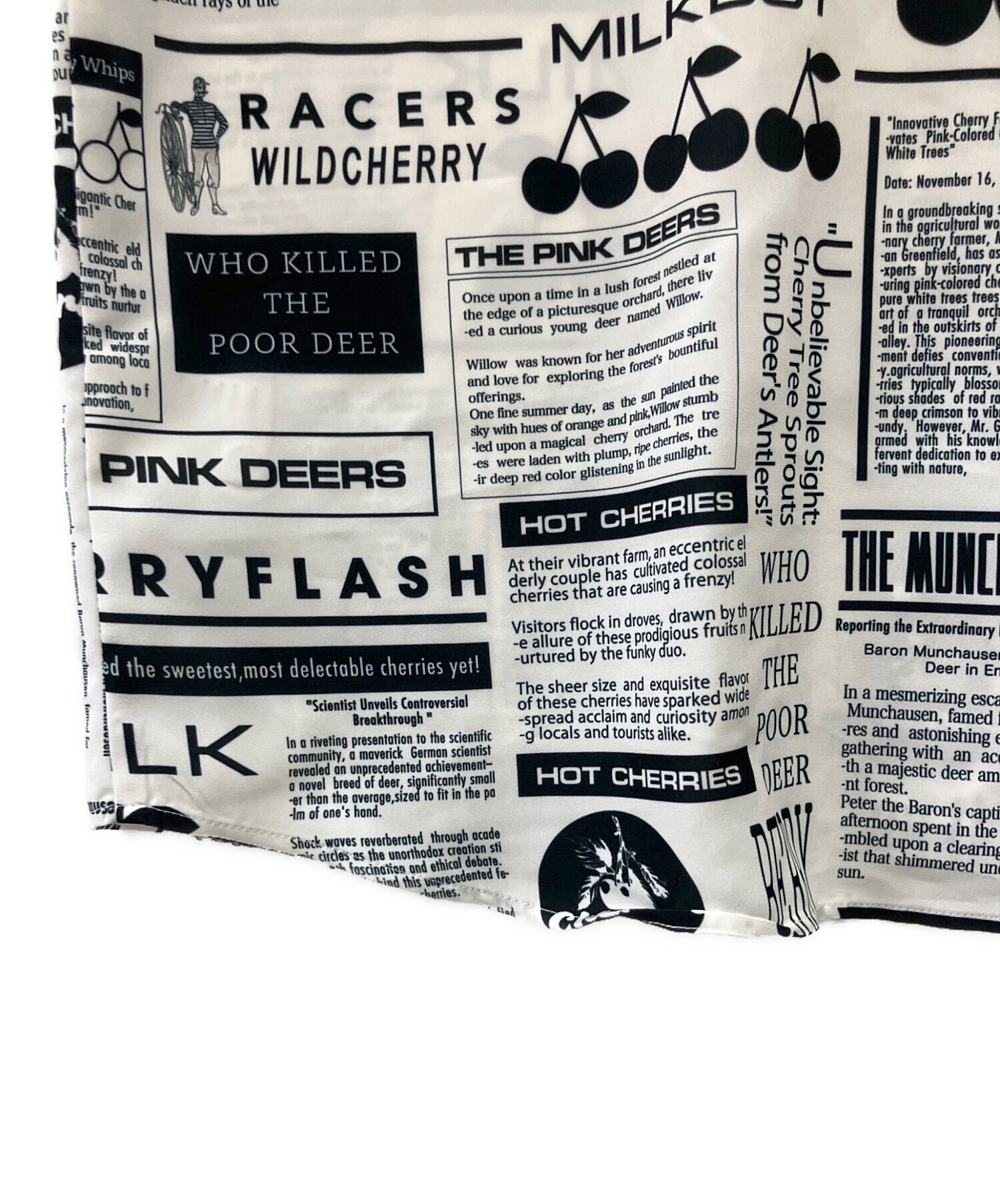 milkboyミルクボーイまとめ売り 中古・古着通販】MILK BOY (ミルクボーイ) CHERRY TALES SHIRTS
