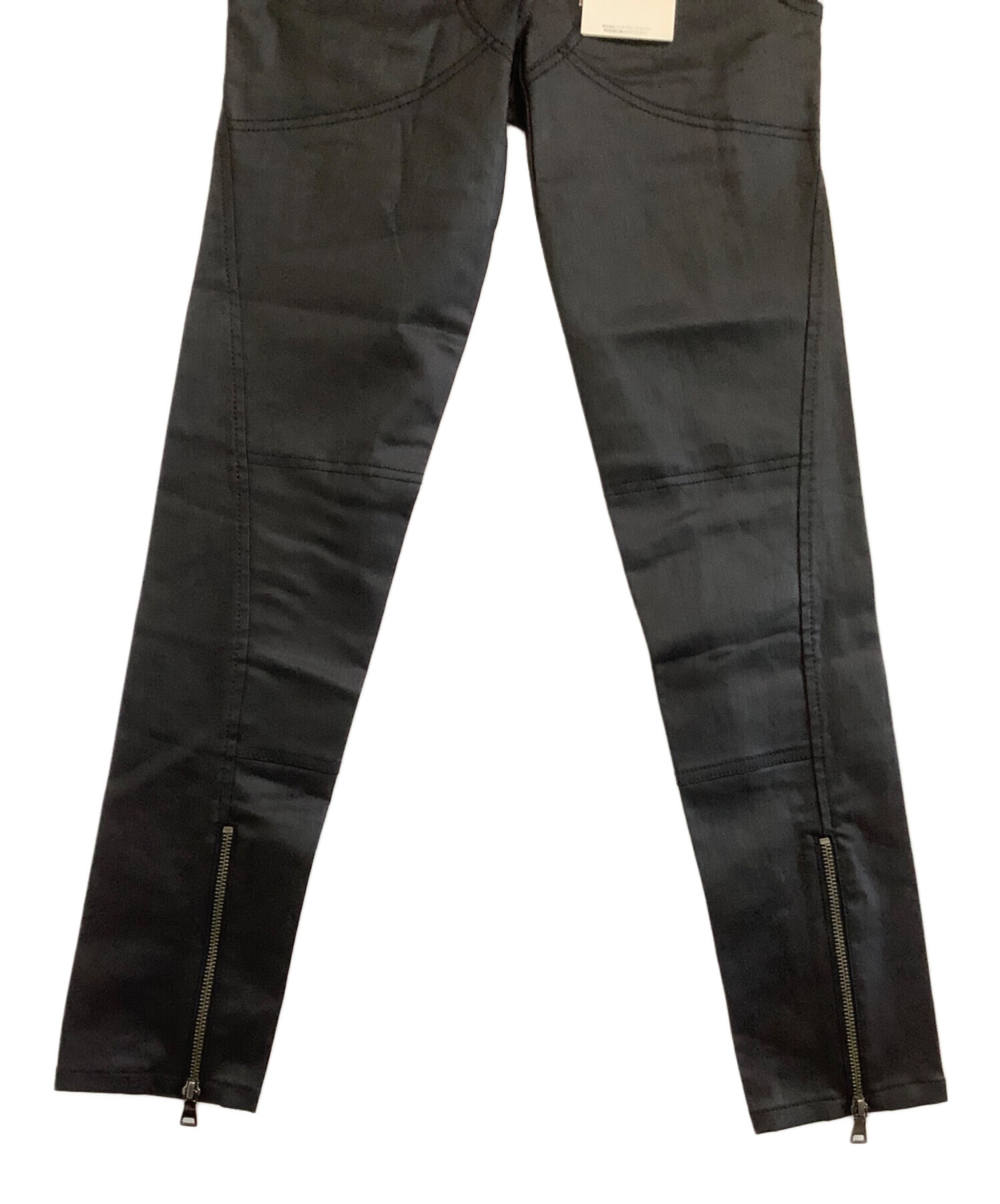 中古・古着通販】GUCCI (グッチ) コーティングデニムパンツ ブラック