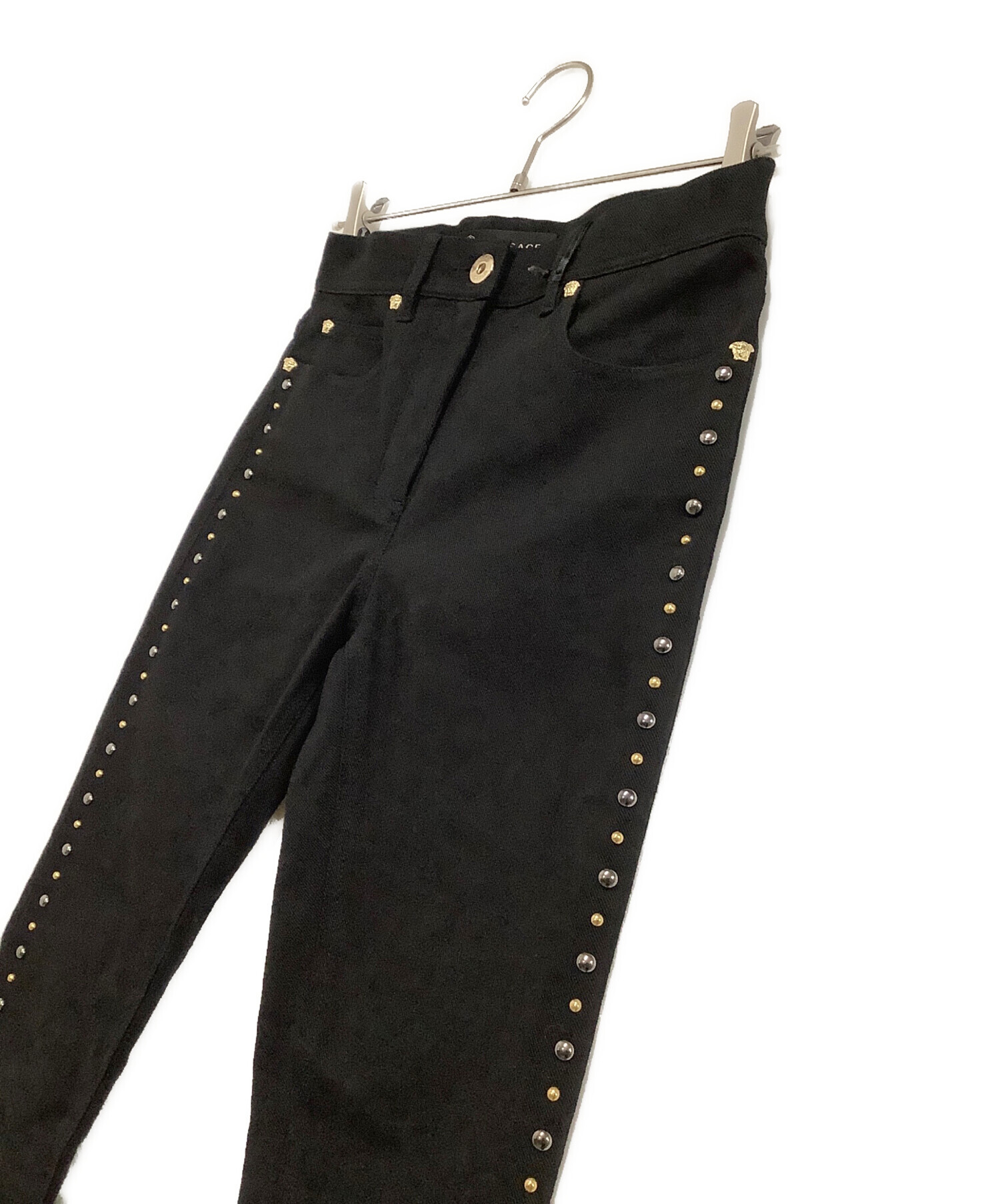 中古・古着通販】VERSACE (ヴェルサーチェ) サイドスタッズデニム
