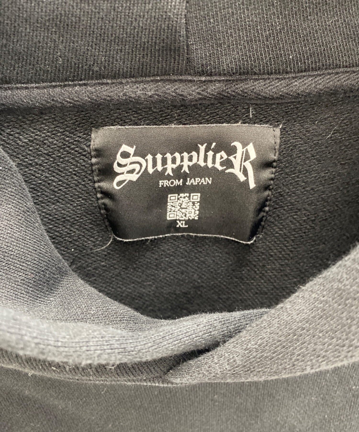 中古・古着通販】SUPPLIER (サプライヤー) パーカー ブラック