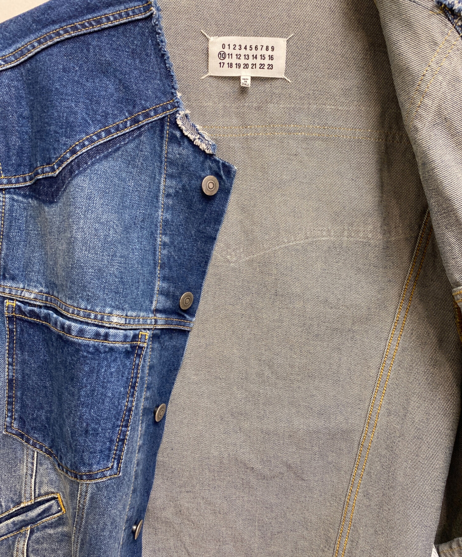 中古・古着通販】Maison Margiela (メゾンマルジェラ) 22SS 切替デニム