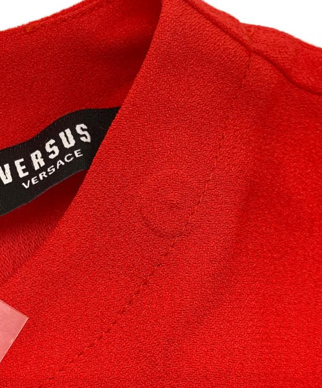 中古・古着通販】VERSUS (ヴェルサス) ブラウス レッド サイズ:38 未