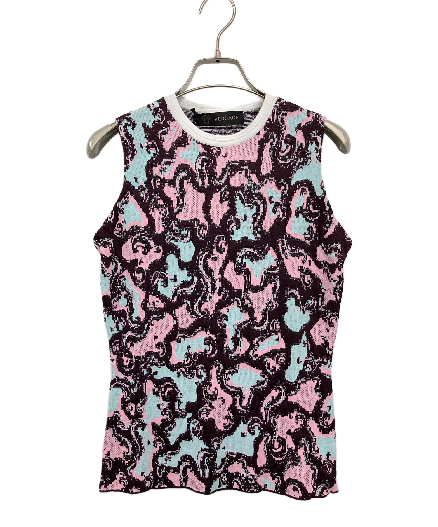 中古・古着通販】VERSACE (ヴェルサーチェ) ノースリーブカットソー  