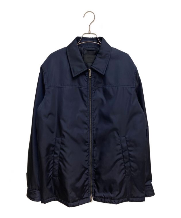 PRADA プラダ　ナイロンジャケット　美品　確実正規品　52サイズ　短期間出品 中古・古着通販】PRADA (プラダ) ナイロンジップジャケット ネイビー