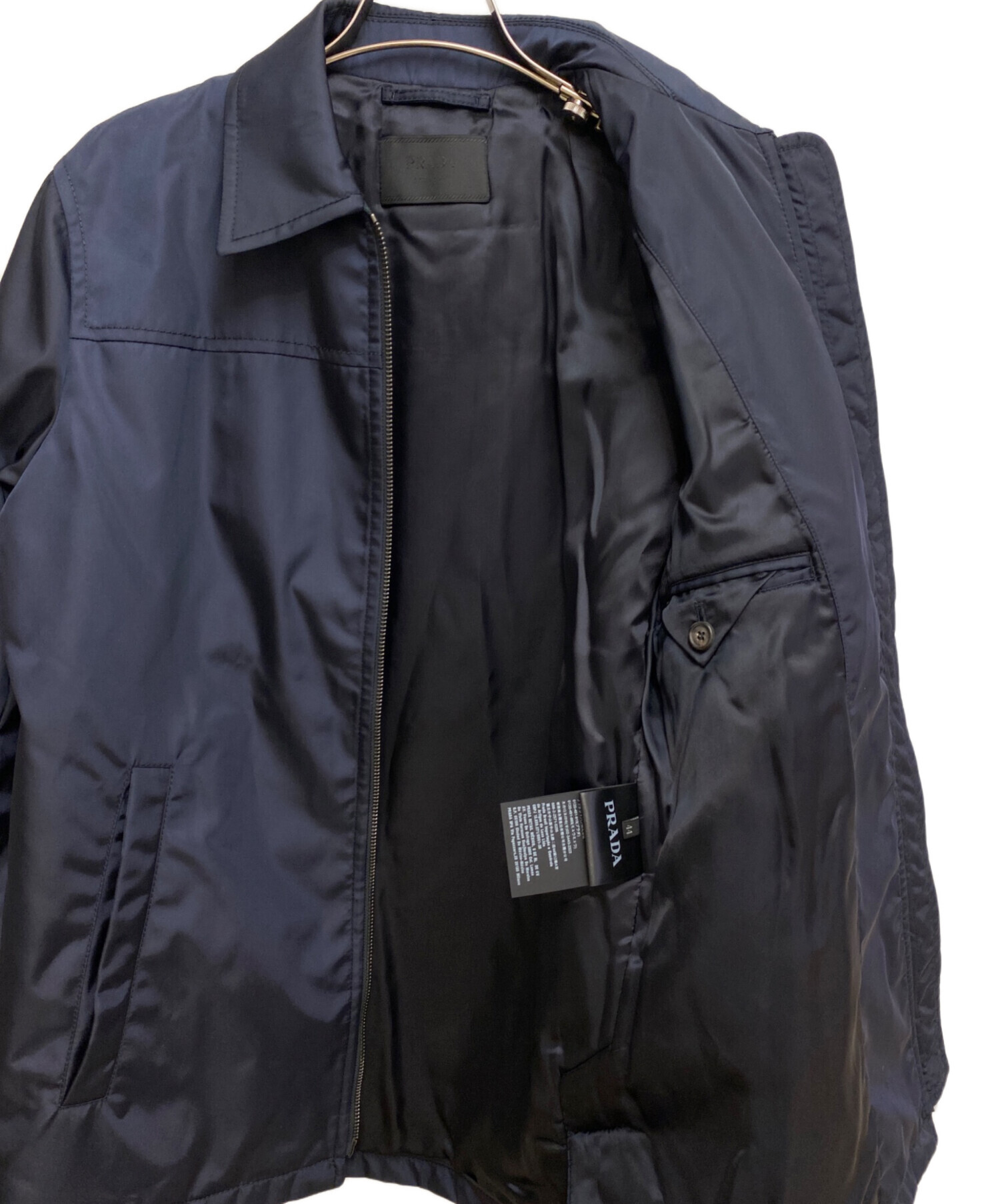 中古・古着通販】PRADA (プラダ) Zip up nylon jacket (ジップアップ