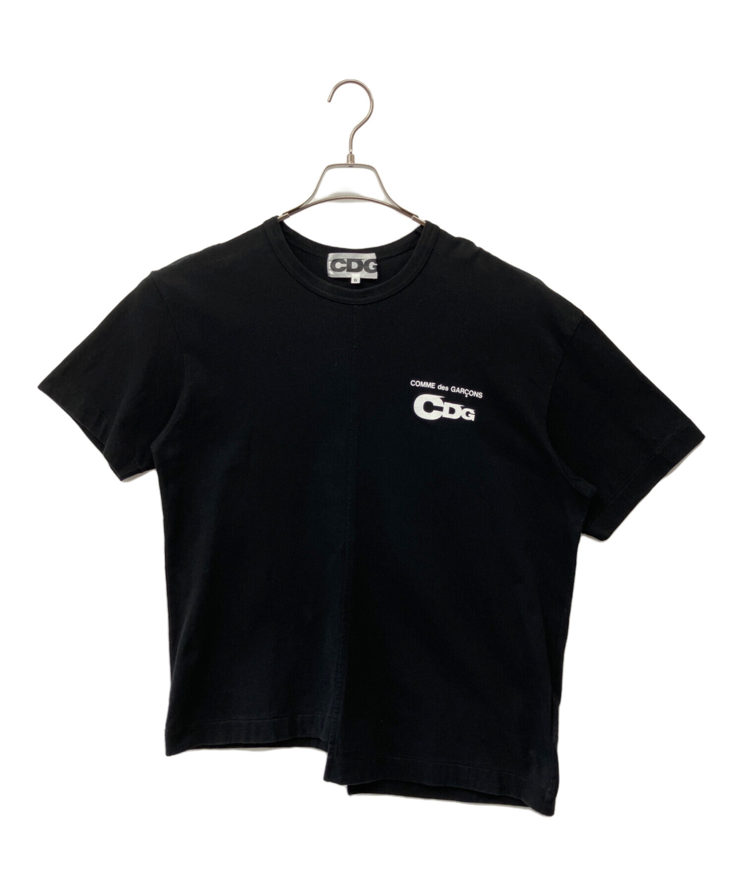 中古・古着通販】CDG (シーディージー) ASYMMETRIC SPLIT T-SHIRT