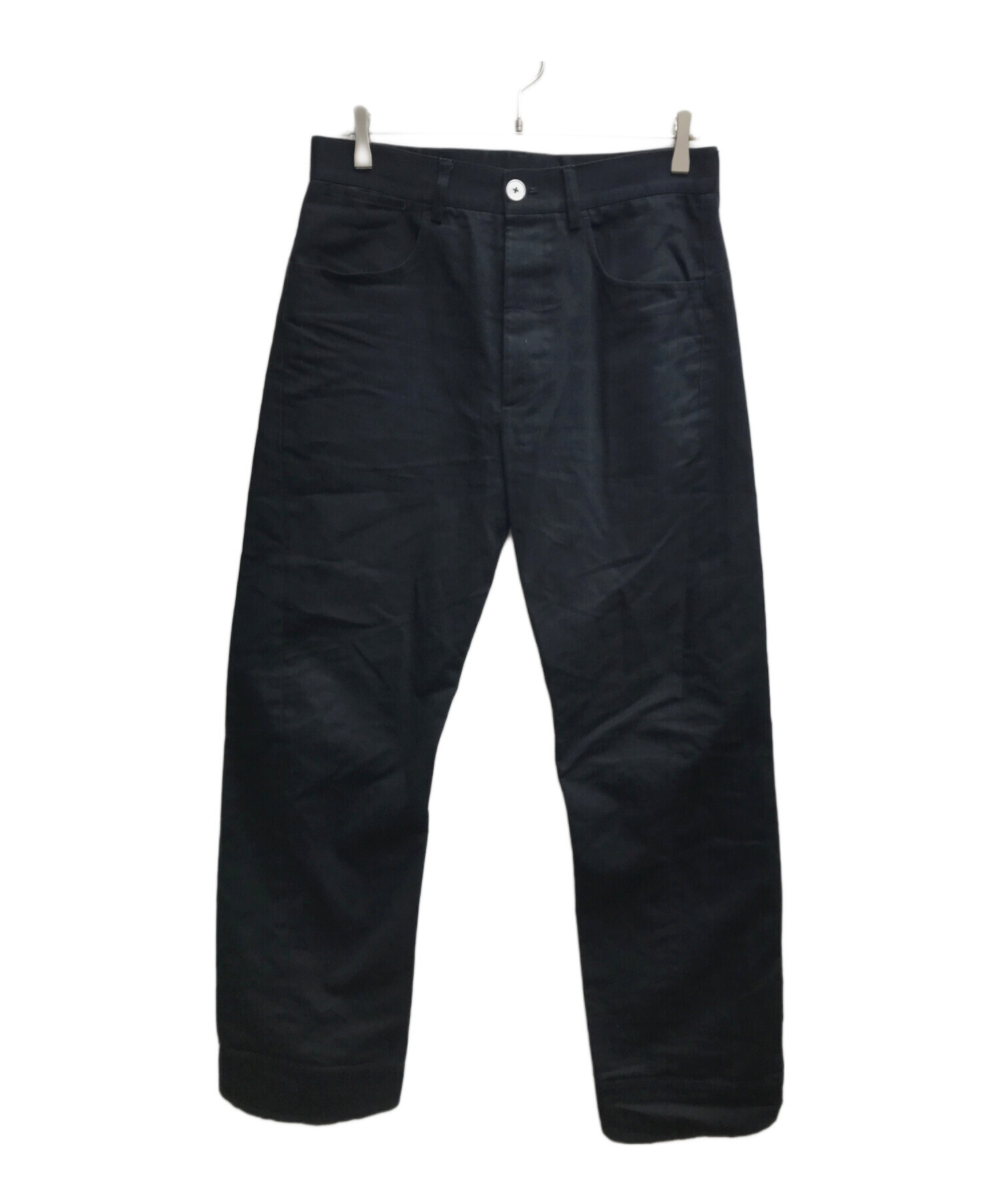 美品 / JIL SANDER ワイドコットンパンツ 34 JIL SANDER - ジルサンダー ハイライズワイドパンツ サイズ34(M