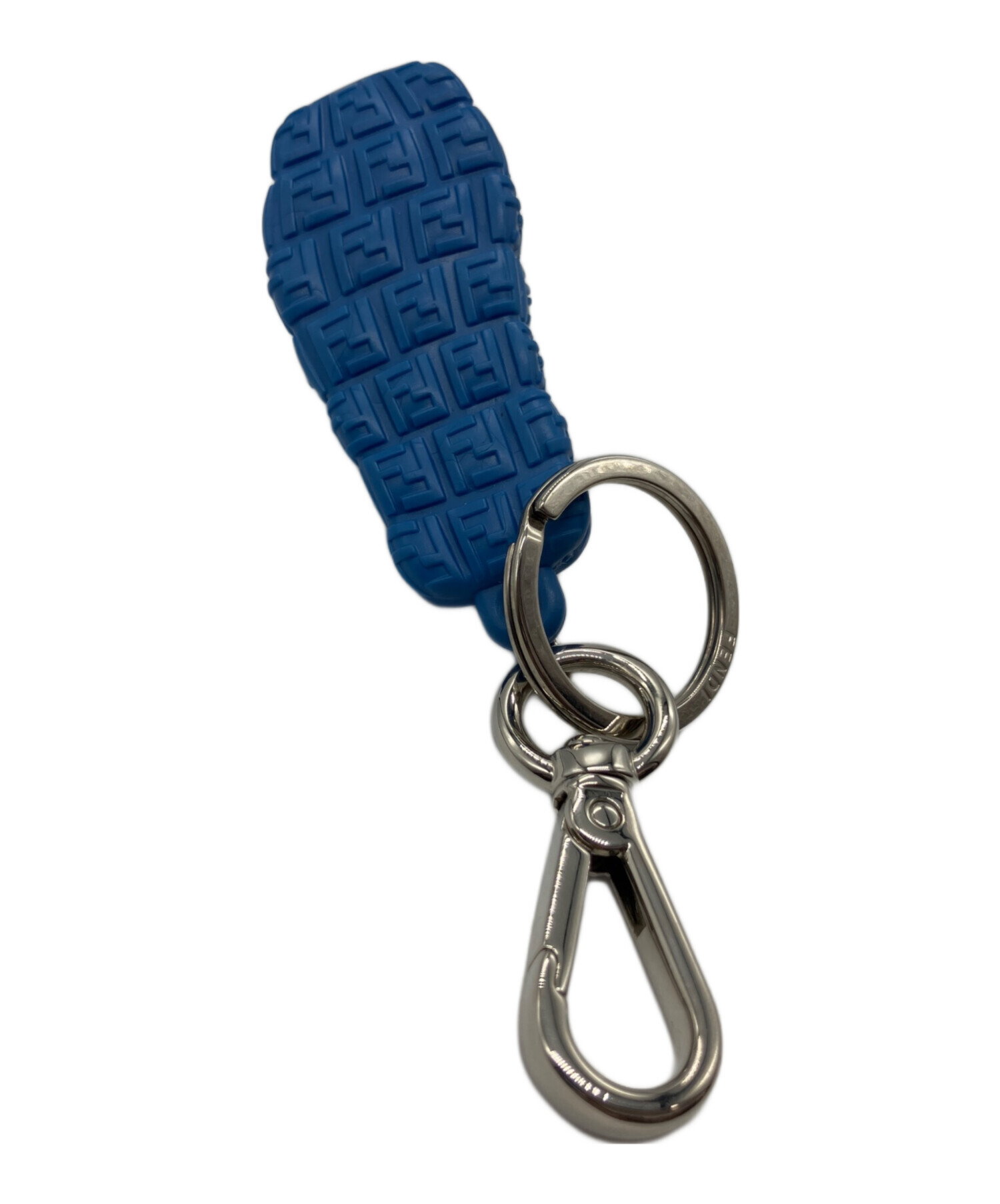 中古・古着通販】FENDI (フェンディ) ズッカサンダルキーリング ブルー