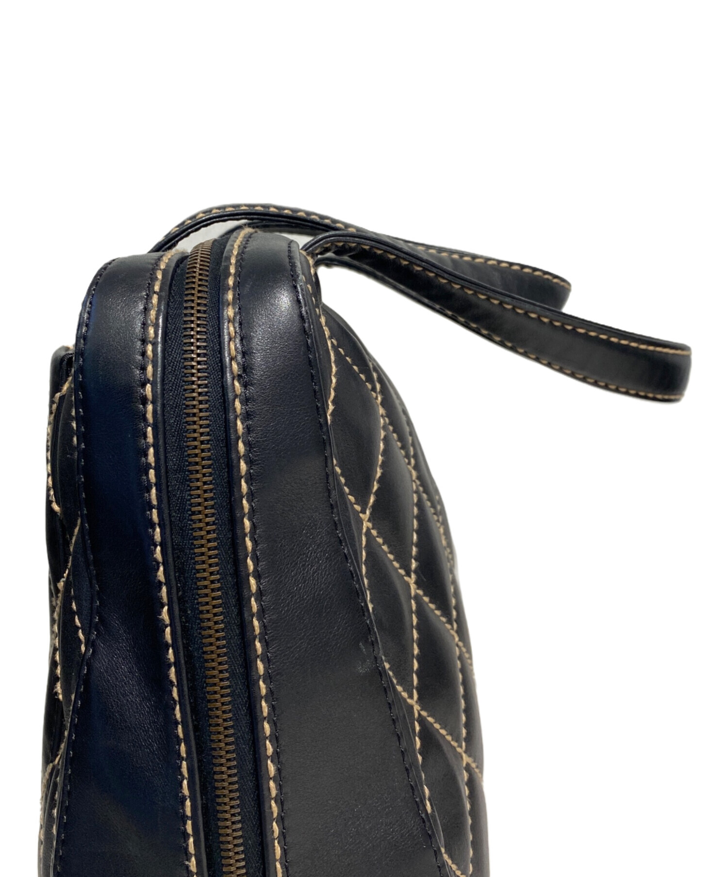 シャネル トートバッグ ワイルドステッチ ブラウン レザー ハンドバッグ 楽天市場】CHANEL シャネル ワイルドステッチ トートバッグ カーフ