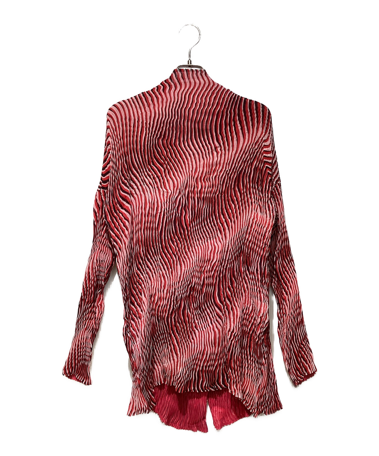 稀少　イッセイミヤケ　リバーシブルトップス 中古・古着通販】ISSEY MIYAKE (イッセイミヤケ) リバーシブルプリーツ