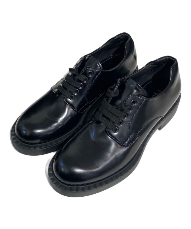 中古・古着通販】PRADA (プラダ) ブラッシュドレザー ダービーシューズ 