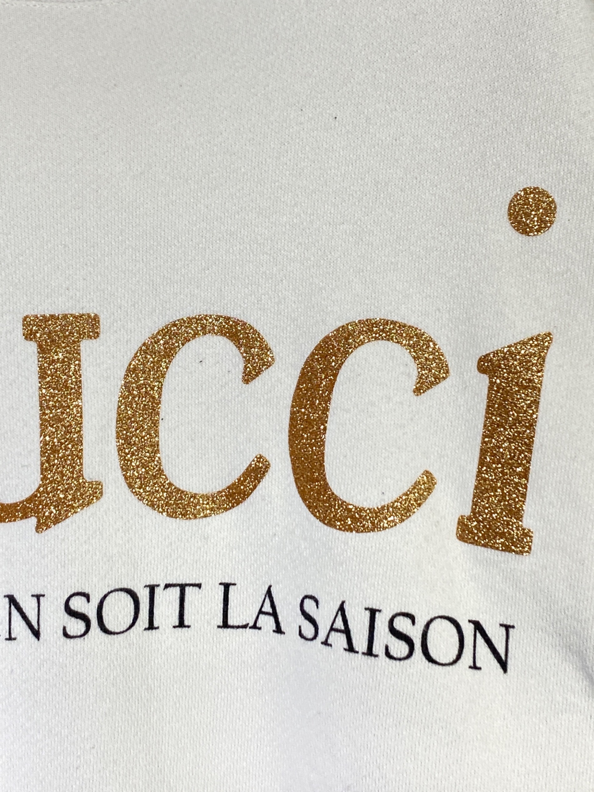中古・古着通販】GUCCI (グッチ) スウェットロゴトレーナー ベージュ