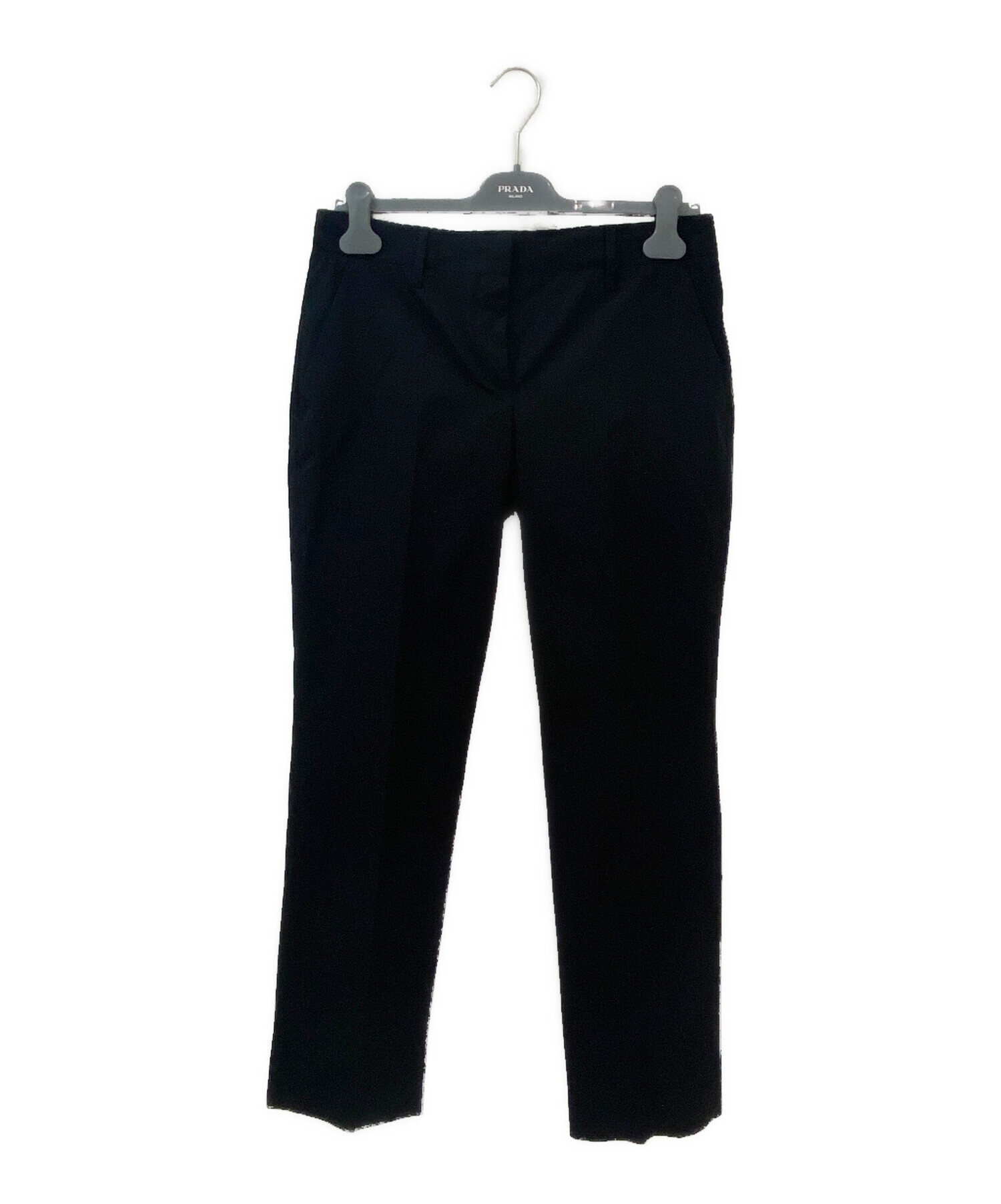 中古・古着通販】PRADA (プラダ) スラックス ブラック サイズ:40 
