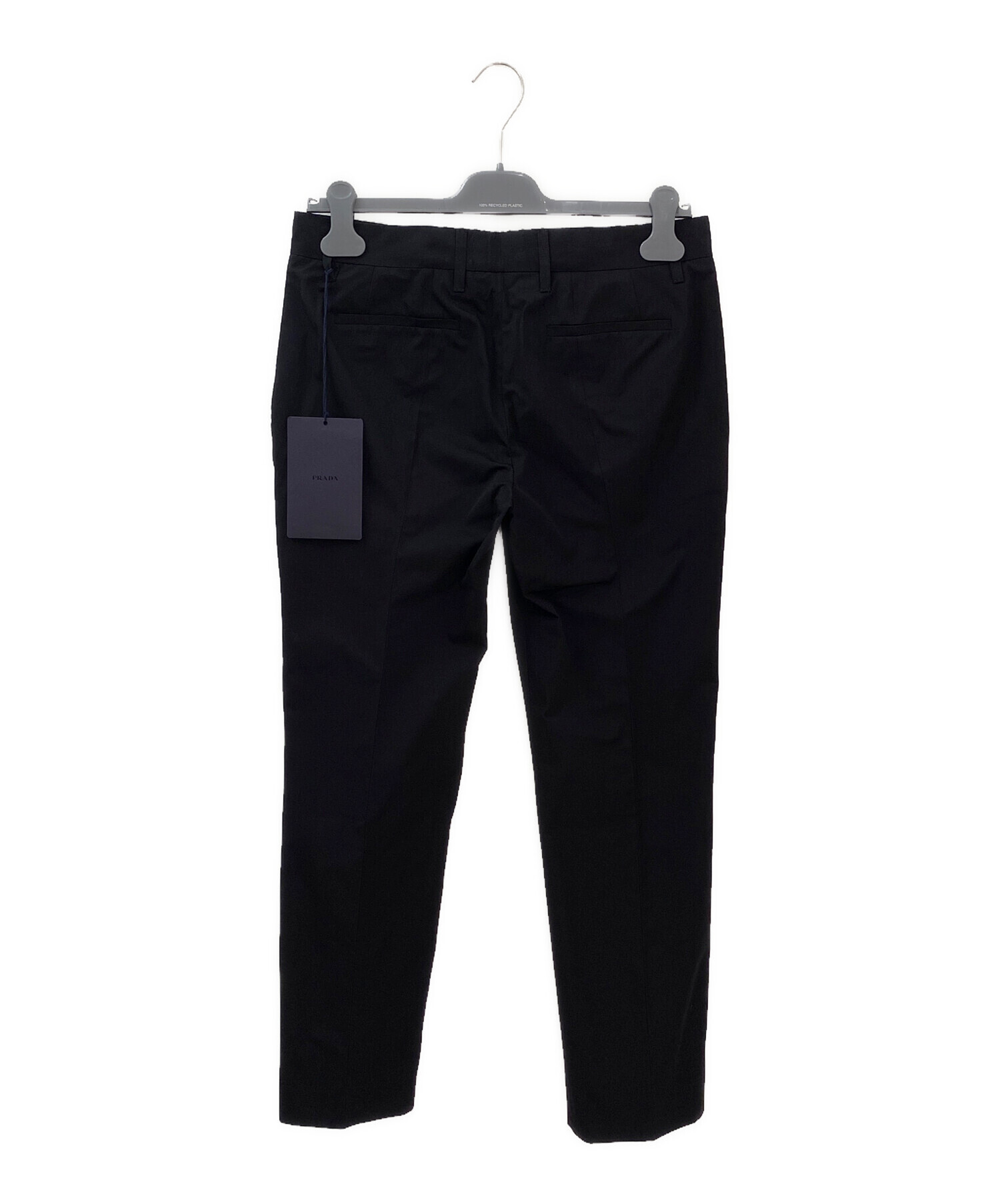 中古・古着通販】PRADA (プラダ) スラックス ブラック サイズ:40 