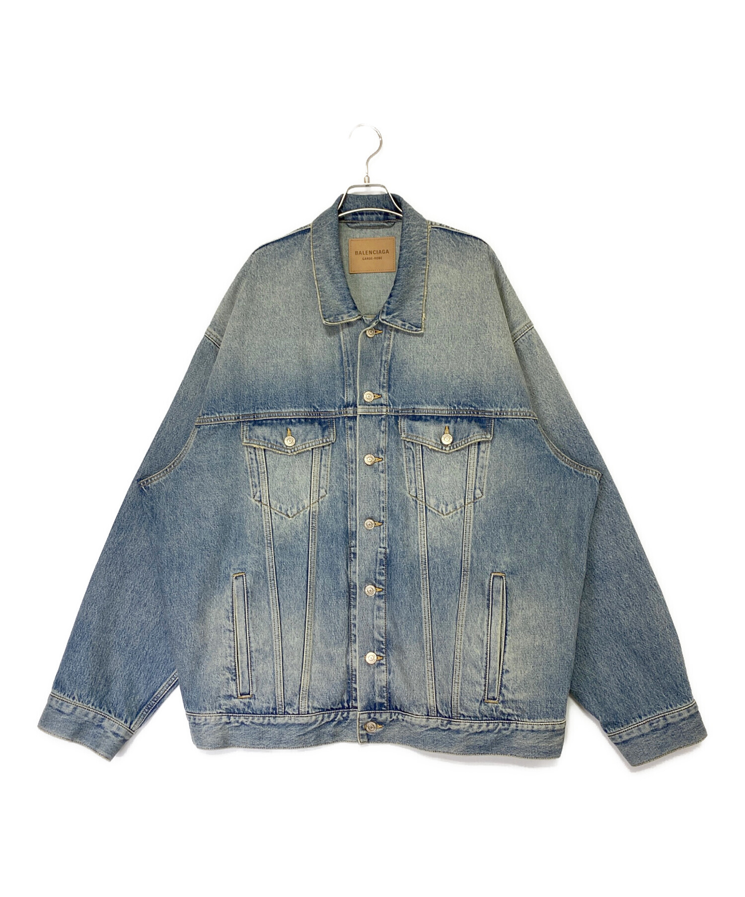 中古・古着通販】BALENCIAGA (バレンシアガ) OVERSIZED JACKET ブルー