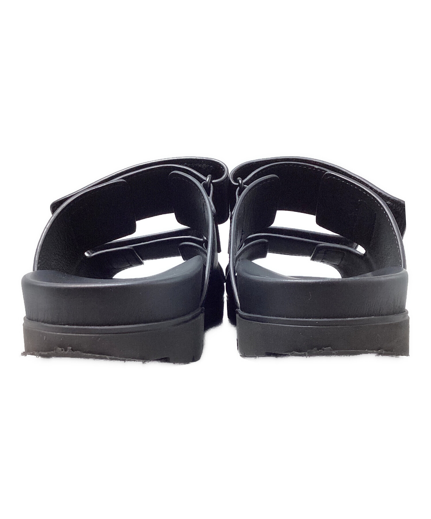 プラダ パンプス黒 サンダル ￼中古踵ソール修正済PRADA 中古・古着通販】PRADA (プラダ) slide sandal（スライドサンダル