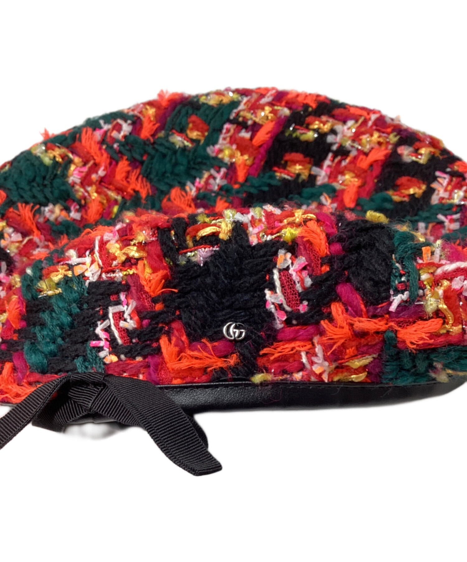 グッチ　GUCCI　ベレー帽 グッチ GUCCI ベレー帽 ブラック レディース その他ファッション雑貨