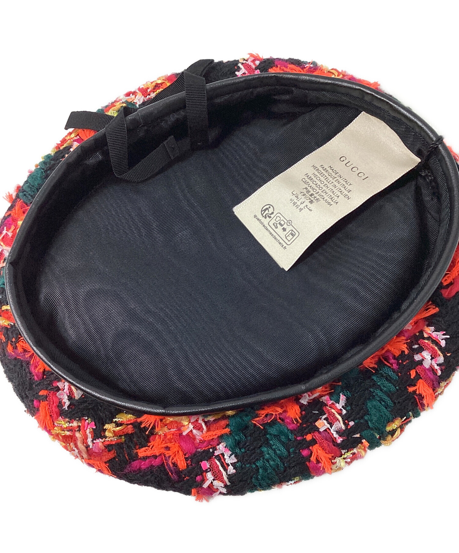 【最終値下げ】新品未使用　GUCCI ベレー帽 GUCCI】【GGパッチ ベレー】【イタリア製】グッチ『ベレー帽 sizeL 58