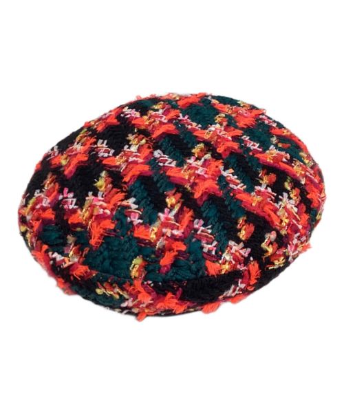 中古・古着通販】GUCCI (グッチ) Check Lame Tweed Beret（チェック