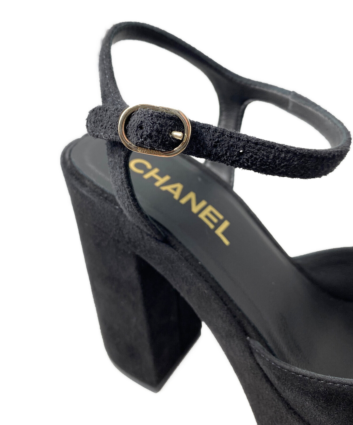 中古・古着通販】CHANEL (シャネル) スエードココマークサンダル