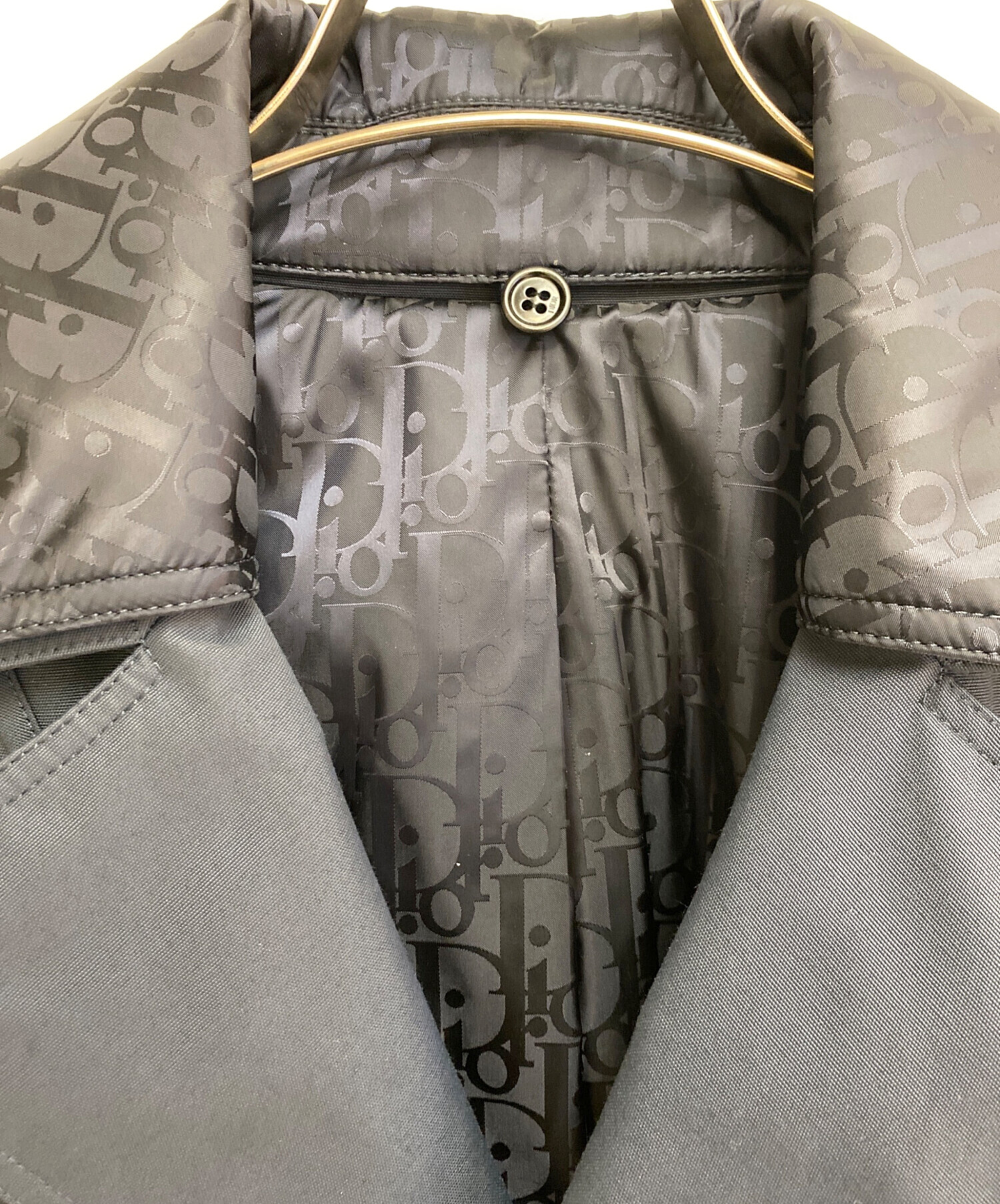 中古・古着通販】Dior (ディオール) 裏地オブリーク柄コート