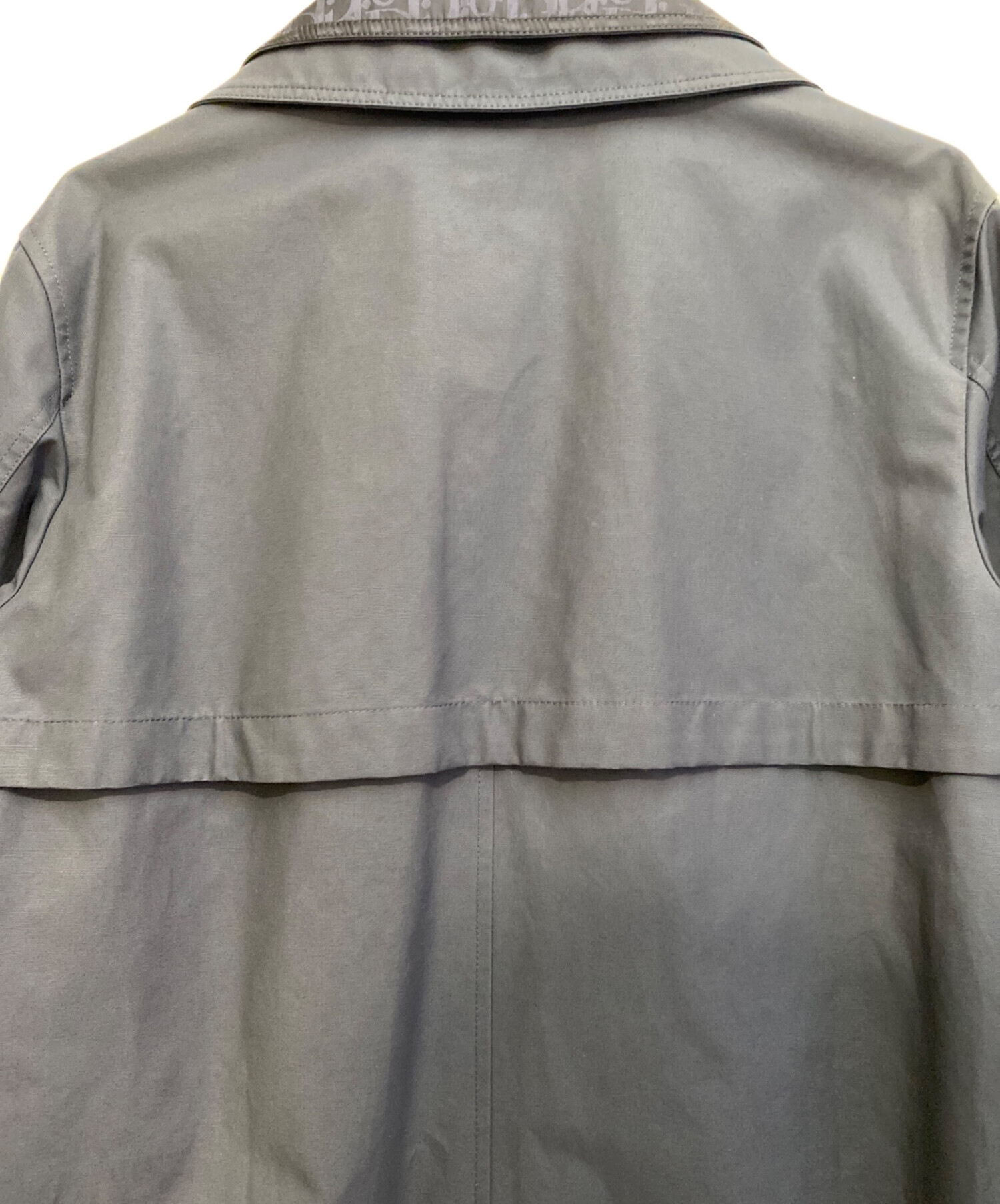 中古・古着通販】Dior (ディオール) 裏地オブリーク柄コート ネイビー