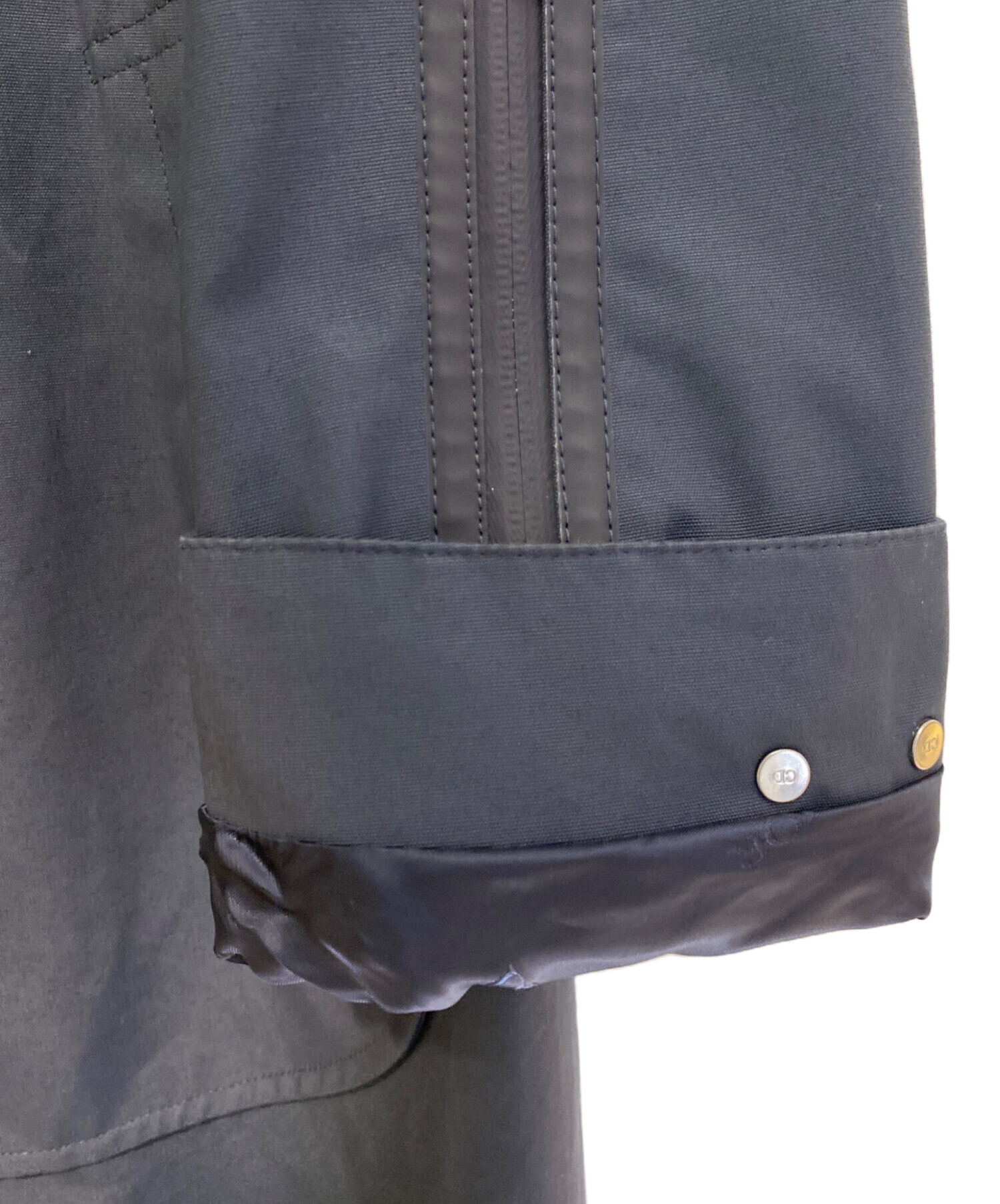 中古・古着通販】Dior (ディオール) 裏地オブリーク柄コート ネイビー
