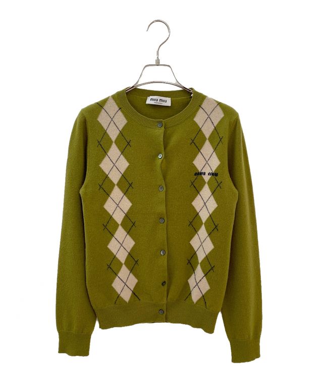 中古・古着通販】MIU MIU (ミュウミュウ) カシミアニットカーディガン
