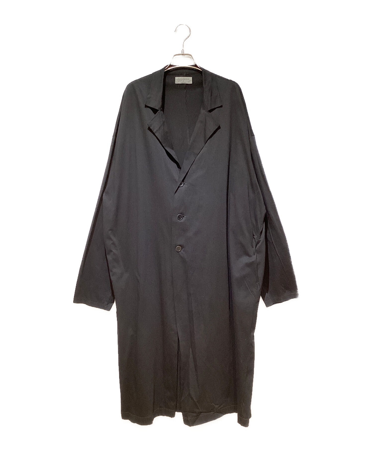 ヨウジヤマモトプールオム　19SS 天竺ロングジャケット　ブラック　美品 中古・古着通販】Yohji Yamamoto pour homme (ヨウジヤマモト