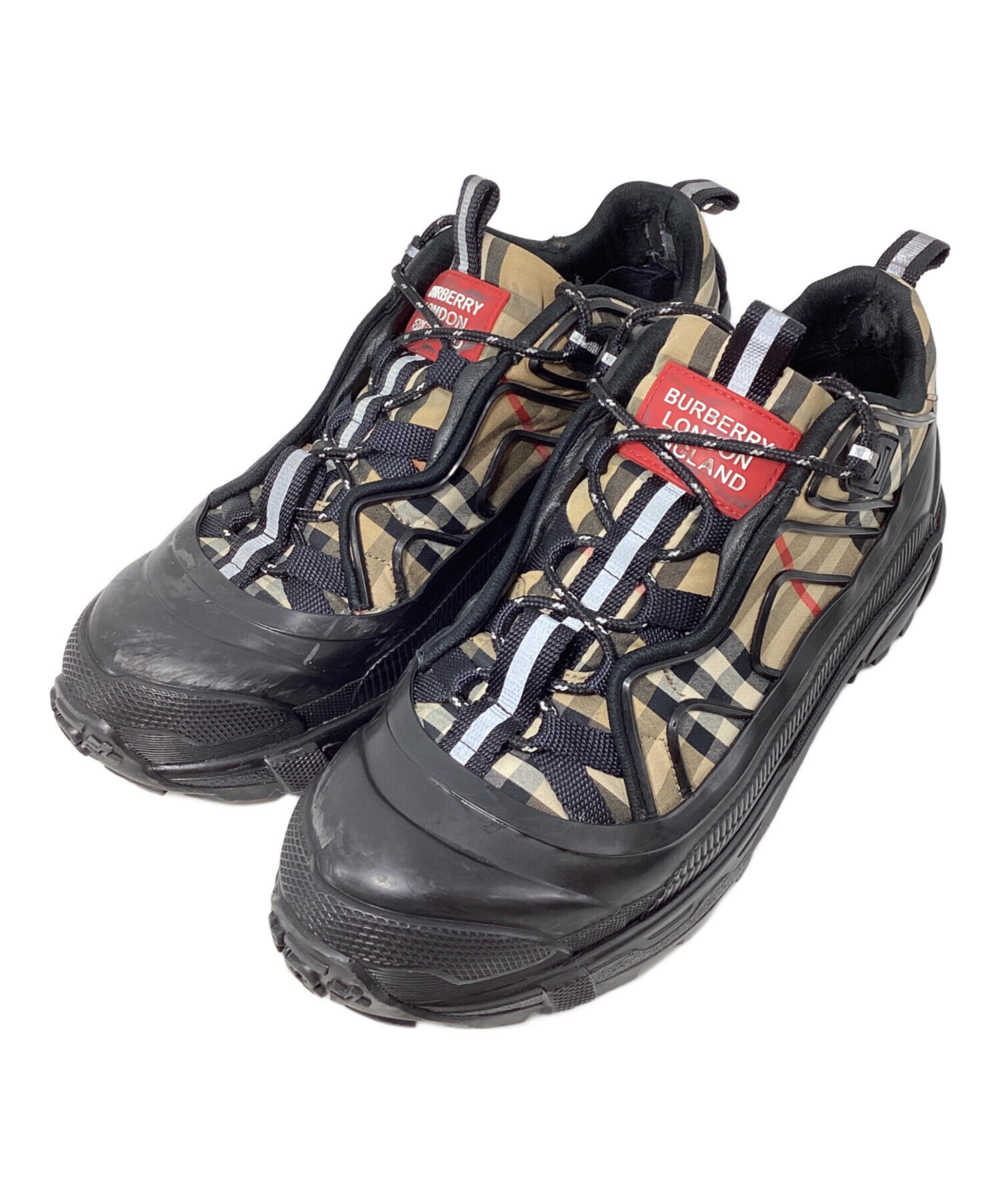 BURBERRY チェック柄 アーサースニーカー38 アーサー