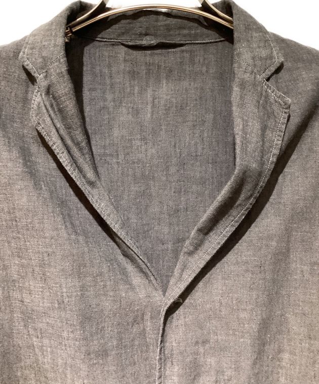 COMOLI コモリ【L】ベタシャン ユーティリティジャケット シャツ グレー 中古・古着通販】COMOLI (コモリ) ベタシャンシャツジャケット
