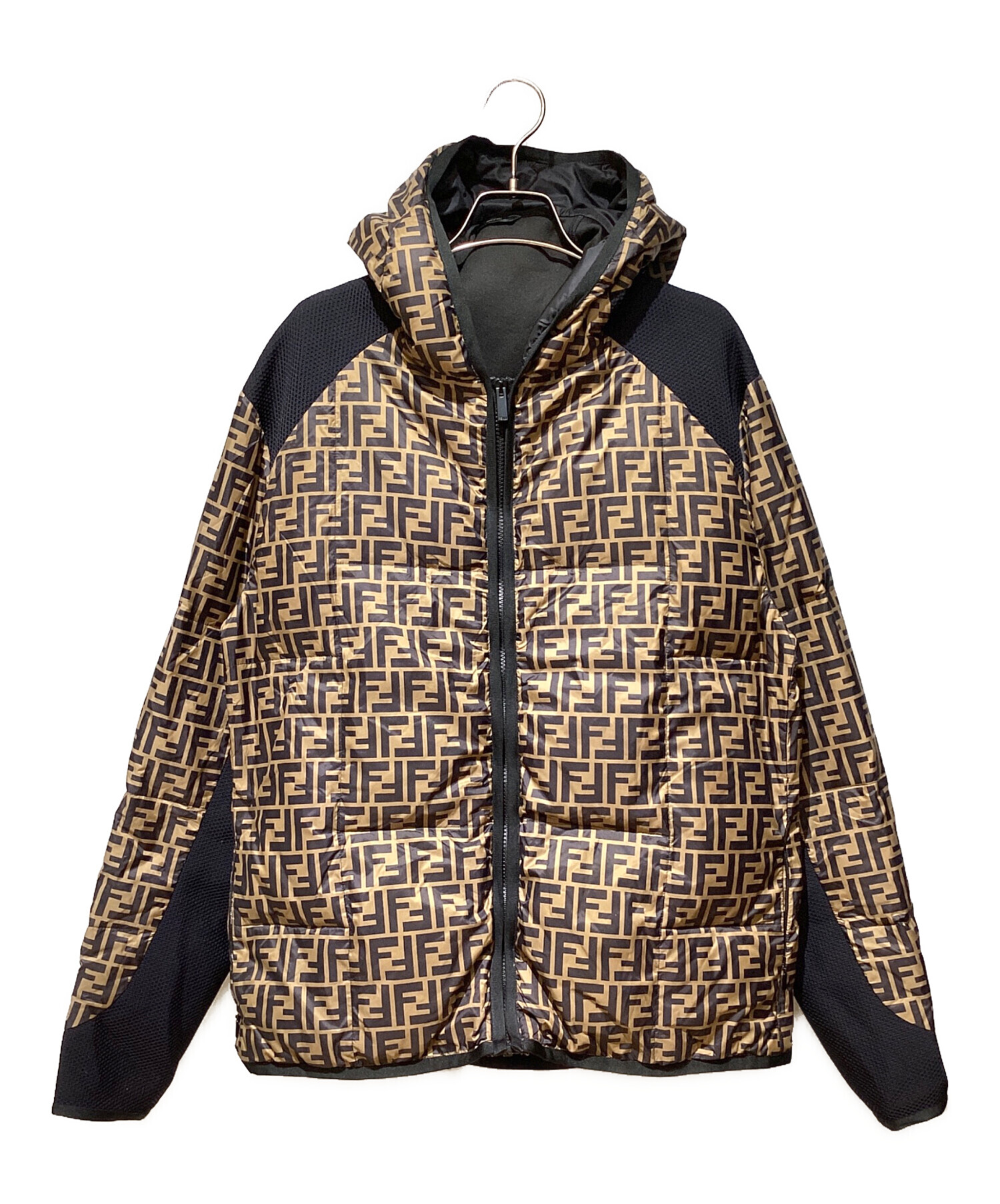 中古・古着通販】FENDI (フェンディ) Zucca Pattern Hooded Down