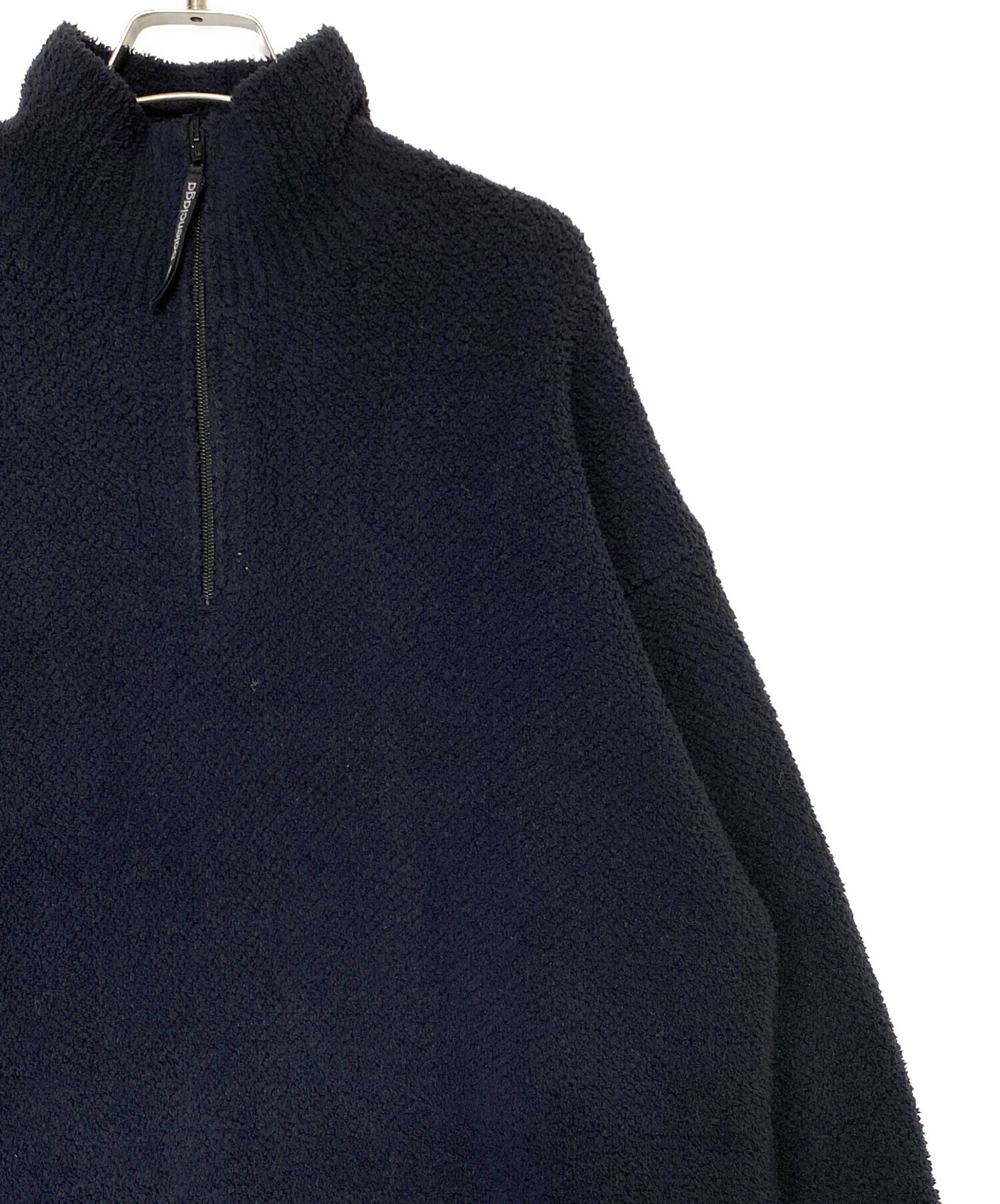 中古・古着通販】BALENCIAGA (バレンシアガ) ラバーロゴハーフジップ
