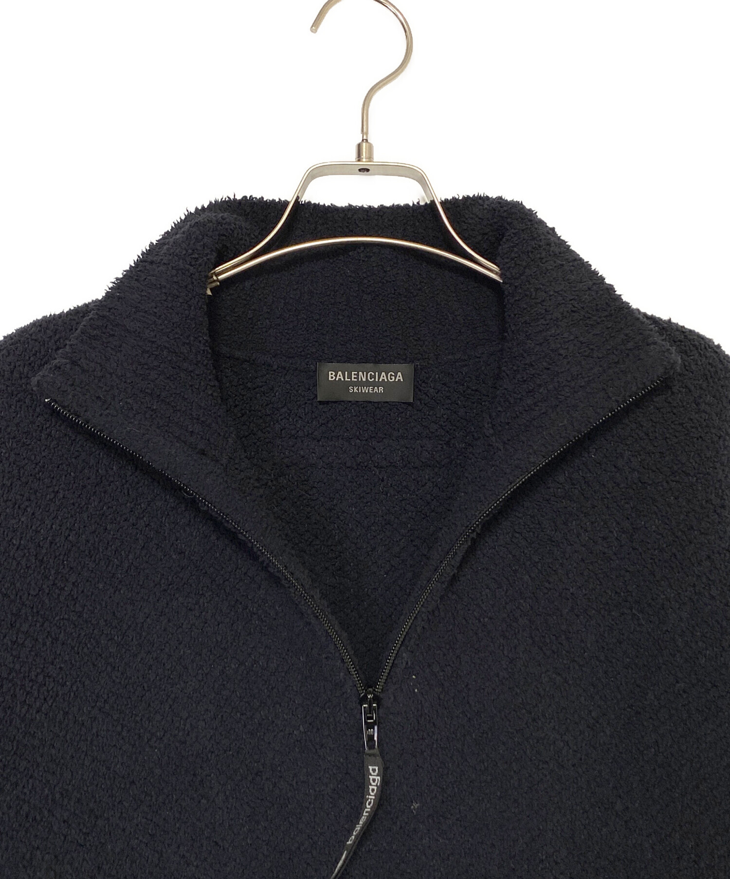 BALENCIAGA バレンシアガ ハイネック 長袖セーター ブラック 641417 T5151 BALENCIAGA(バレンシアガ) ハイネック 長袖セーター ブラック 641417