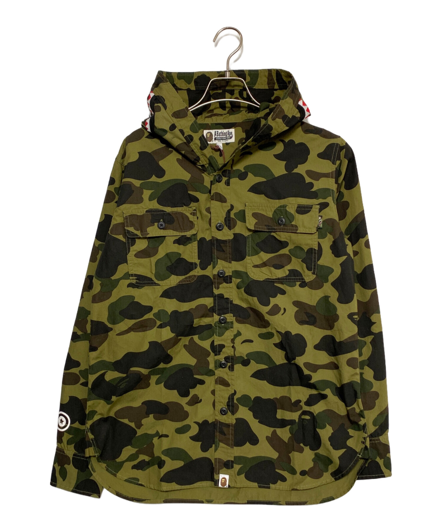 中古・古着通販】A BATHING APE (アベイシングエイプ) フードシャツ