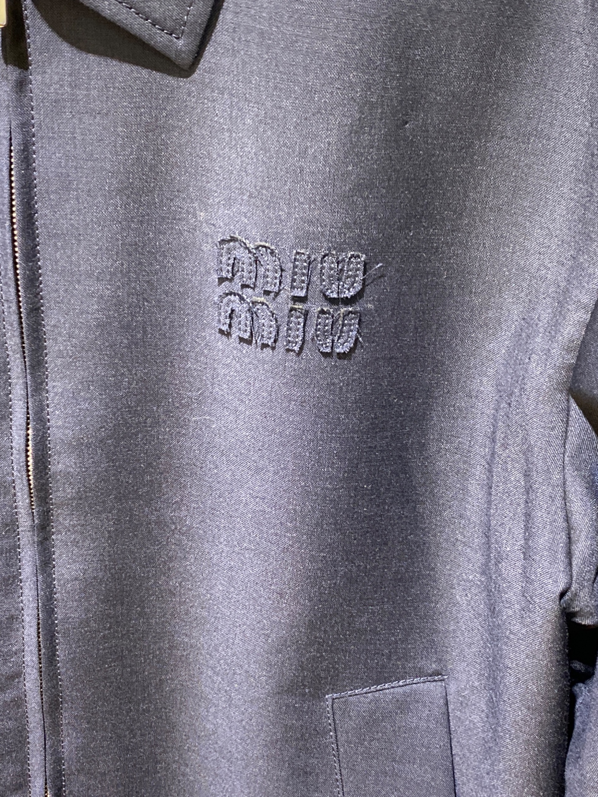中古・古着通販】MIU MIU (ミュウミュウ) モヘアブルゾンジャケット 
