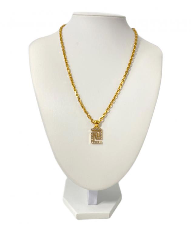 中古・古着通販】VERSACE (ヴェルサーチ) グレカラインストーン