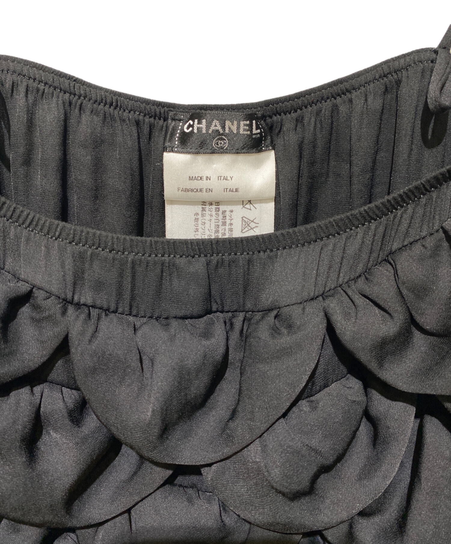 中古・古着通販】CHANEL (シャネル) マーメイドワンピース ブラック 